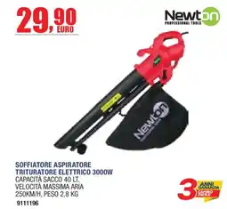 Self Soffiatore aspiratore trituratore elettrico Newton offerta