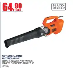 Self Soffiatore assiale elettrico Black+Decker offerta