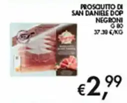Coal City Prosciutto di San Daniele DOP Negroni offerta
