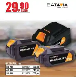 Self Batteria 18V Batavia offerta