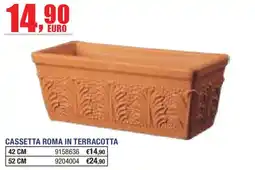 Self Cassetta Roma in terracotta offerta