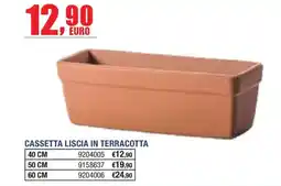 Self Cassetta liscia in terracotta offerta