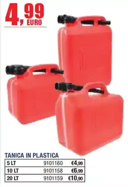 Self Tanica in plastica offerta