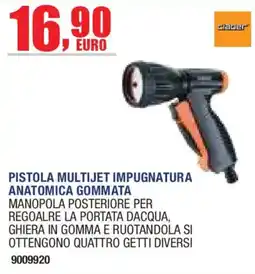 Self Pistola multijet claber impugnatura anatomica gommata offerta