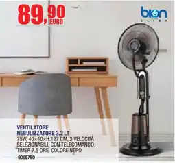 Self Ventilatore nebulizzatore Bion Clima offerta