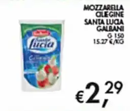 Coal City Mozzarella ciliegine Santa Lucia Galbani offerta