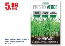 Self Semi prato calpestabile presto verde offerta