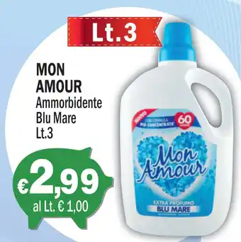 Primo Prezzo Mon Amour Ammorbidente Blu Mare offerta
