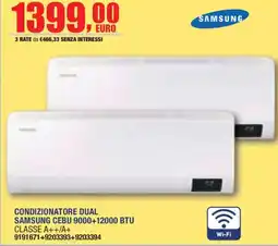 Self Condizionatore dual Samsung Cebu offerta
