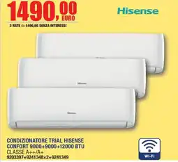 Self Condizionatore Trial Hisense offerta