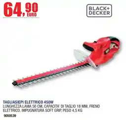 Self Tagliasiepi elettrico Black+Decker offerta