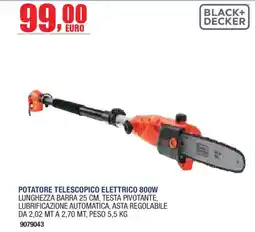 Self Potatore telescopico elettrico Black+Decker offerta