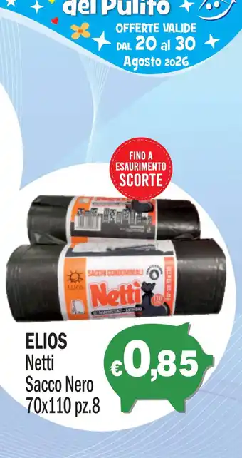 ELIOS Netti Sacco Nero