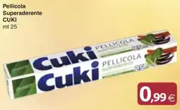 Docks Cash&Carry Pellicola superaderente Cuki offerta