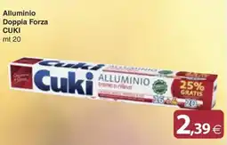 Docks Cash&Carry Cuki Alluminio offerta