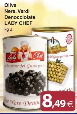 Docks Cash&Carry Olive Nere, Verdi Denocciolate Lady Chef offerta