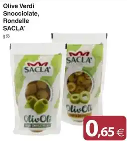 Docks Cash&Carry Olive Verdi Snocciolate, Rondelle SACLA' offerta
