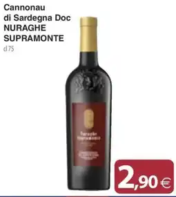 Docks Cash&Carry Cannonau di Sardegna Doc Nuraghe Supramonte offerta