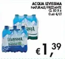 Coal City Acqua levissima offerta