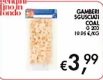 Gamberi sgusciati Coal