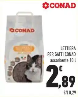 Conad Margherita Lettiera per gatti Conad offerta