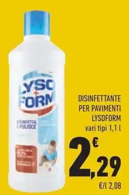 Conad Margherita Disinfettante per pavimenti Lysoform offerta
