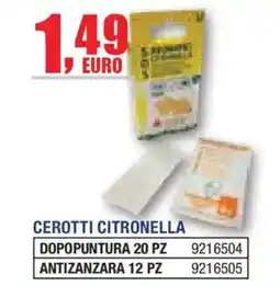 Self Cerotti citronella offerta