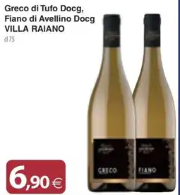 Docks Cash&Carry Greco di Tufo Docg, Fiano di Avellino Docg Villa Raiano offerta