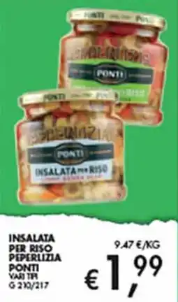 Coal City Insalata per riso Peperlizia Ponti offerta