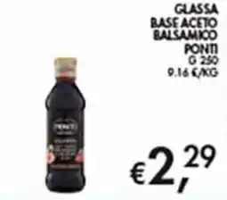 Coal City Glasa base aceto balsamico Ponti offerta