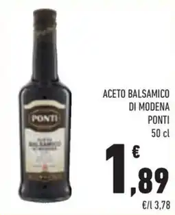Conad Margherita Aceto balsamico di Modena Ponti offerta