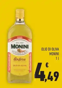 Conad Margherita Olio di oliva Monini Anfora offerta