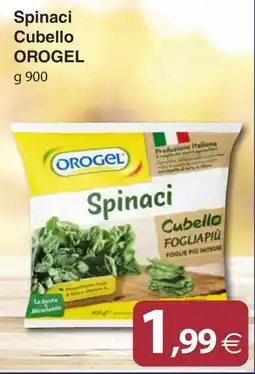 Docks Cash&Carry Spinaci Cubello OROGEL offerta