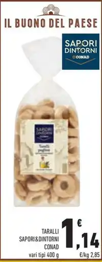 Conad Margherita Taralli Saporidintorni offerta