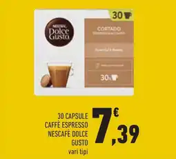 Conad Margherita Caffè espresso Nescafé Dolce Gusto offerta