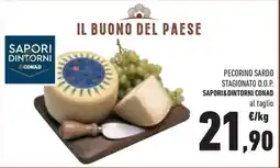 Conad Margherita Pecorino Sardo Stagionato D.O.P. Sapori&Dintorni Conad offerta