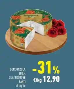 Conad Margherita Gorgonzola D.O.P. Quattrorose Santi offerta