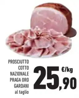 Conad Margherita Prosciutto cotto nazionale praga oro gardani offerta