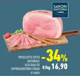 Conad Margherita Prosciutto cotto nazionale alta qualità Saporidintorni Conad offerta