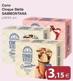 Docks Cash&Carry Cono Cinque Stelle Sammontana offerta