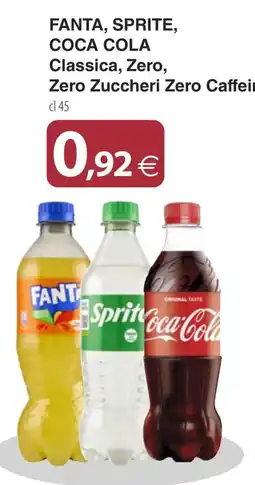 Docks Cash&Carry Fanta, Sprite, Coca Cola Classica, Zero, Zero Zuccheri Zero Caffein offerta