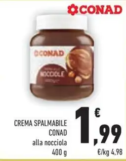 Conad Margherita Crema spalmabile Conad alla nocciola offerta