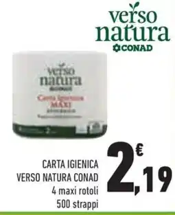 Conad Margherita Carta igienica verso natura offerta