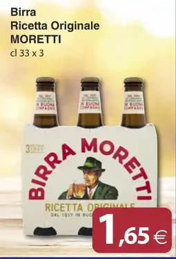 Docks Cash&Carry Birra Moretti Ricetta Originale offerta