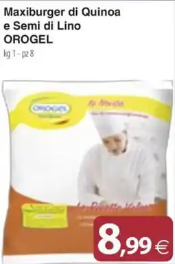 Docks Cash&Carry Maxiburger di Quinoa e Semi di Lino OROGEL offerta