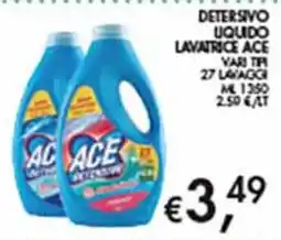 Coal City Detersivo liquido lavatrice Ace offerta