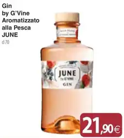 Docks Cash&Carry Gin by G’Vine Aromatizzato alla Pesca JUNE offerta