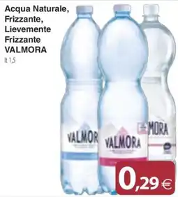 Docks Cash&Carry Acqua Naturale Frizzante Lievemente Frizzante Valmora offerta