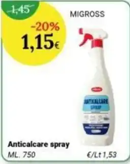 Re Mercato Lucrezia Anticalcare spray offerta