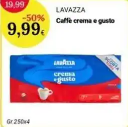 Re Mercato Lucrezia Lavazza Caffè crema e gusto offerta
